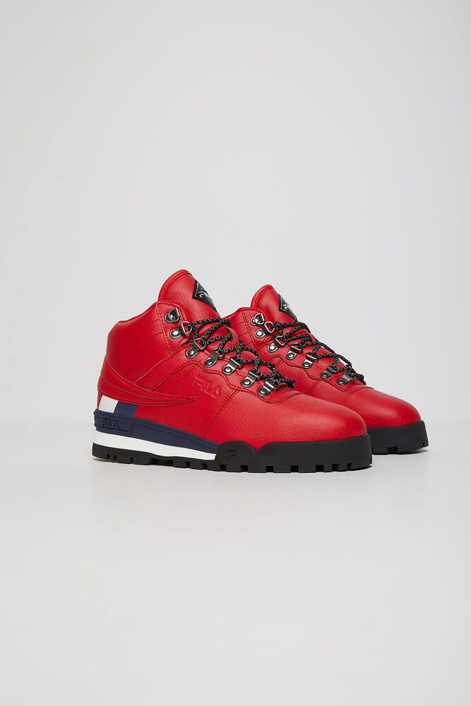 Fila Fitness Hiker Mid Trainers Red - Mens - 63520WPNC